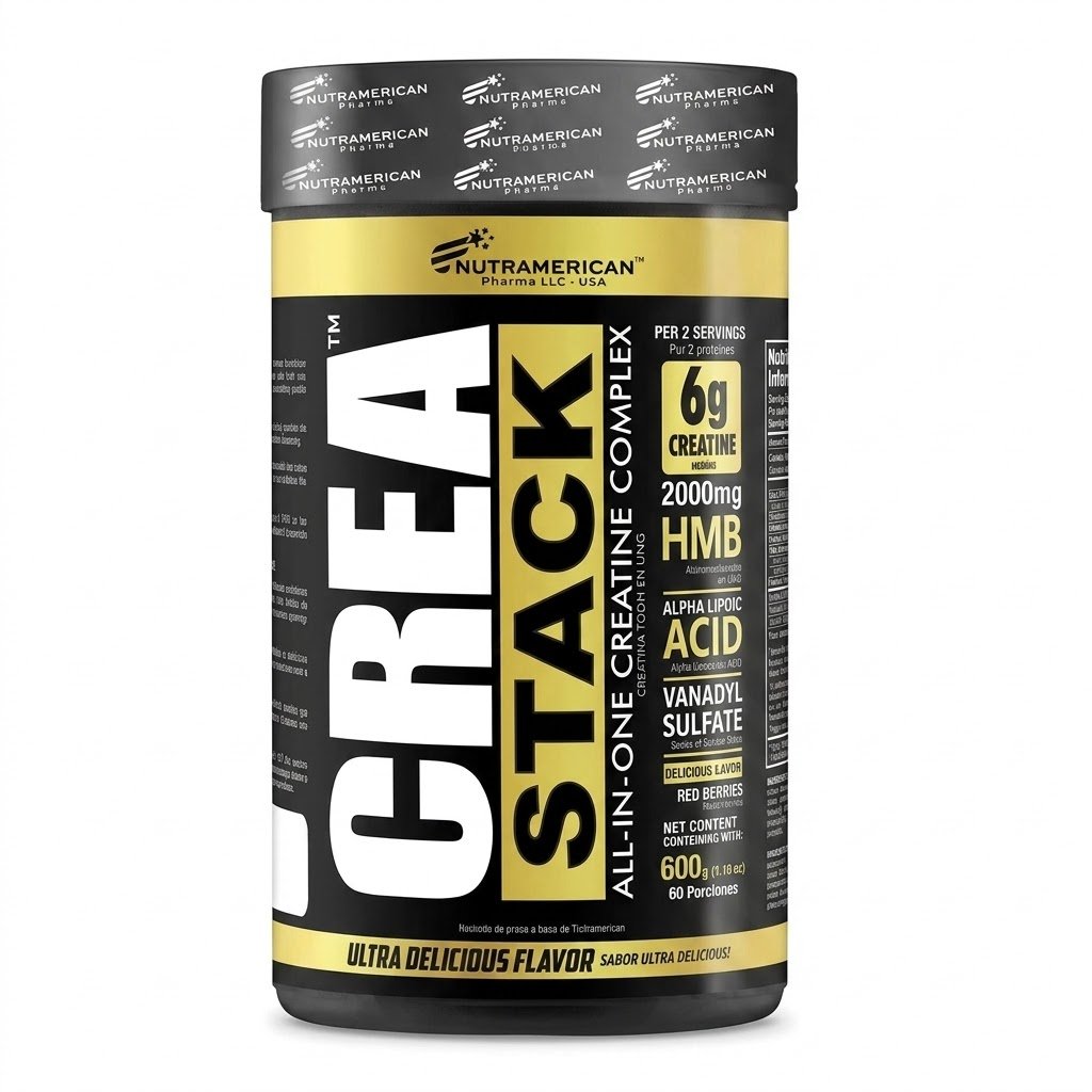 Creatina Creastack – Nutramerican 60 Servicios